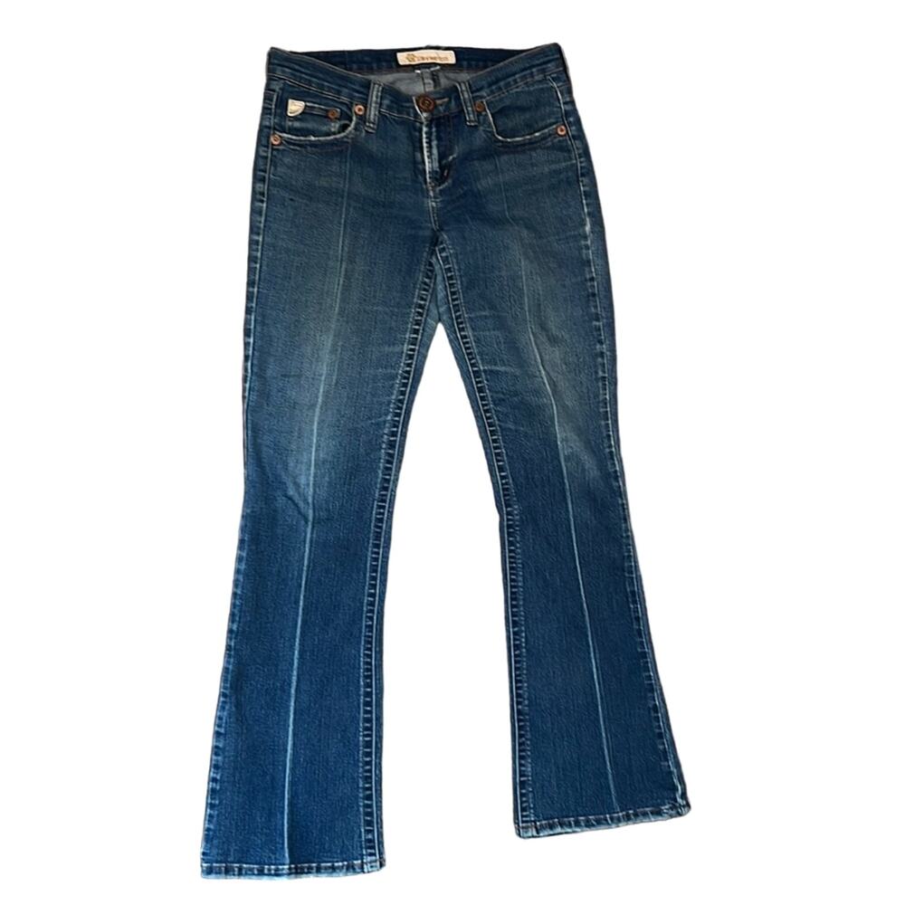 Vintage 90's women’s jeans Z Cavaricci Denim Deluxe low rise boot leg size 6